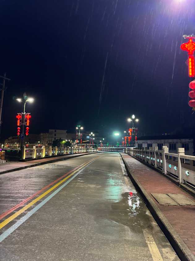 Pengxi am Abend